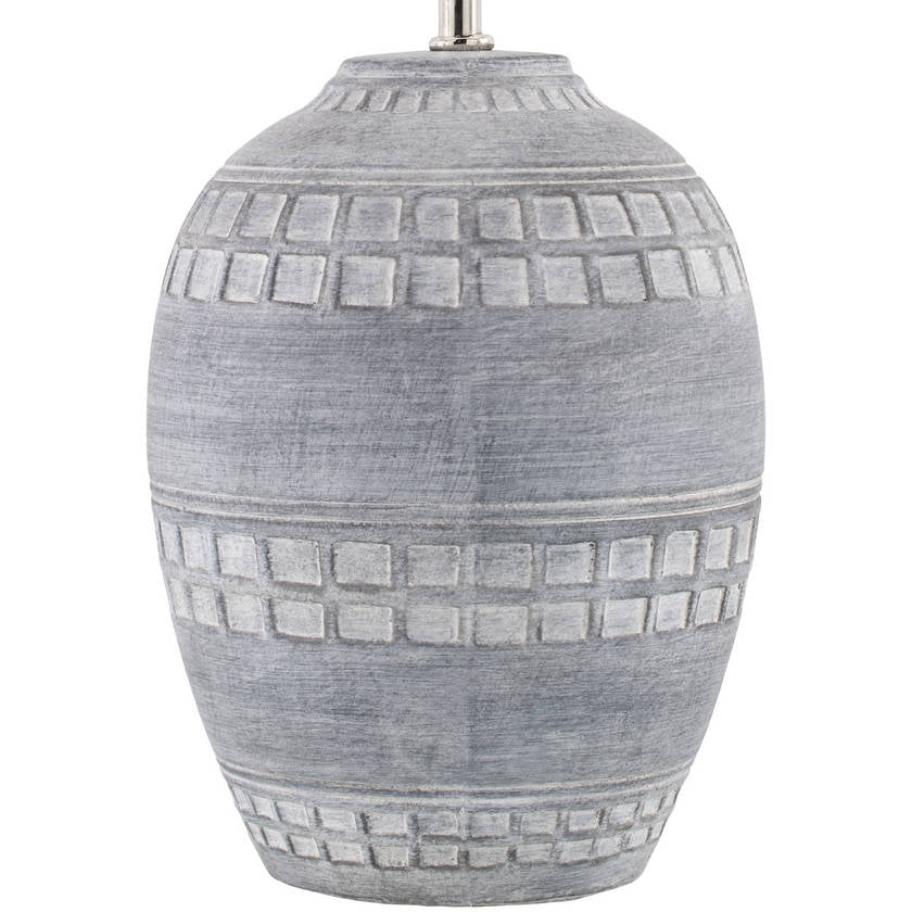 Jon Modern Light Gray Table Lamp