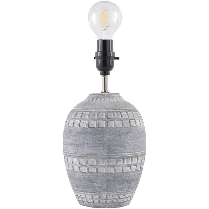 Jon Modern Light Gray Table Lamp