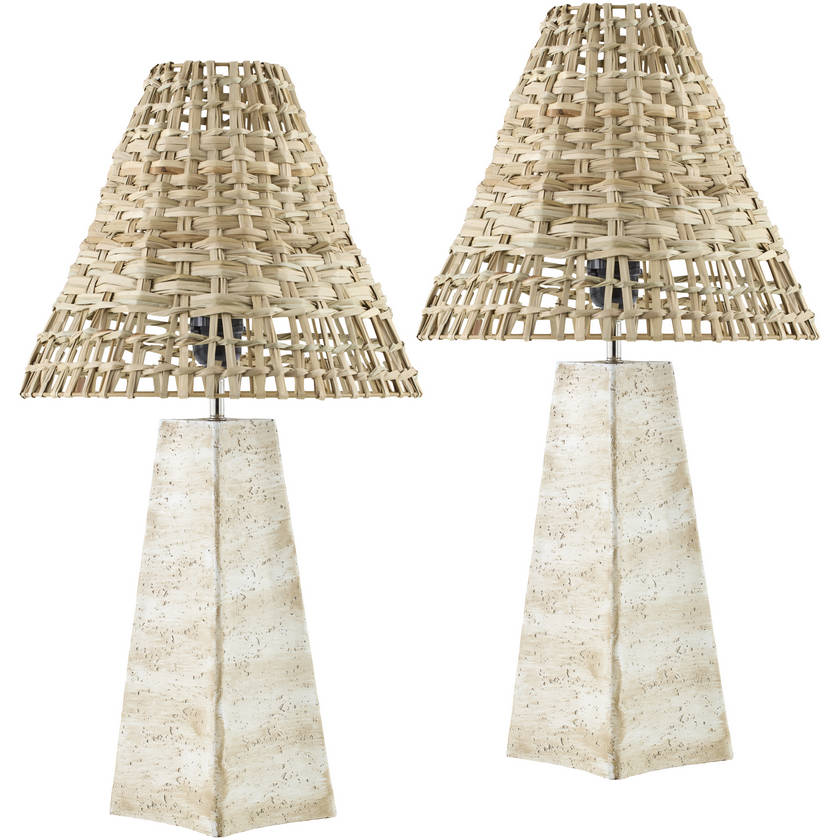 Durand Modern Brown/Light Gray Table Lamp