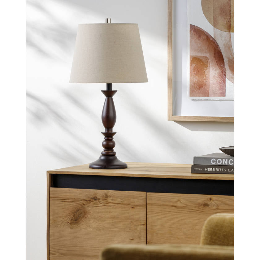 Summit Modern Dark Brown Table Lamp