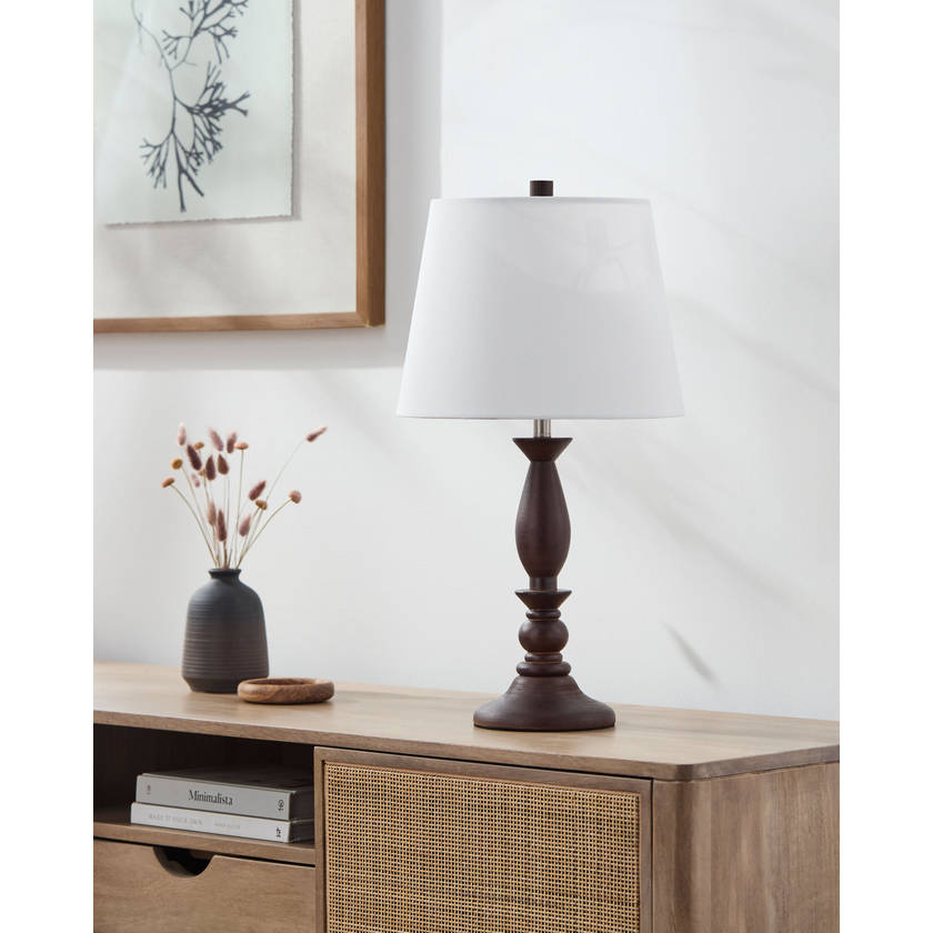 Summit Modern Dark Brown Table Lamp