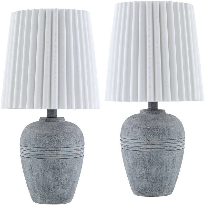Dwanna Modern Gray Table Lamp