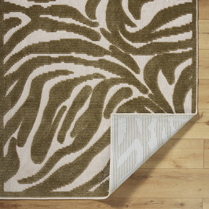 Cedar Vale Modern Brown Washable Area Rug