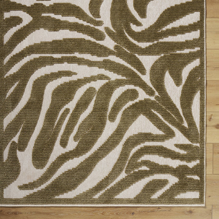 Cedar Vale Modern Brown Washable Area Rug