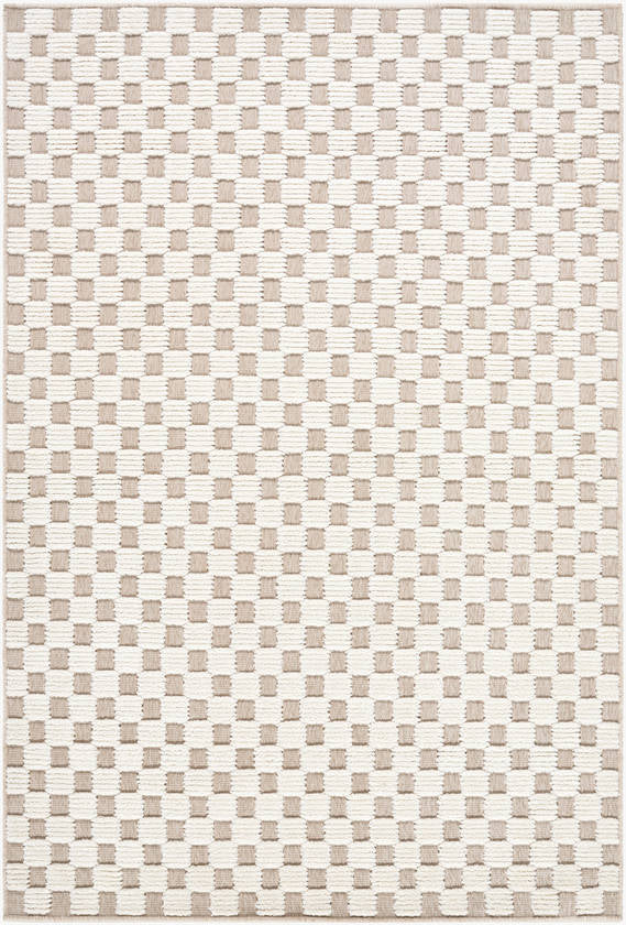 Jozette Modern Cream Washable Area Rug
