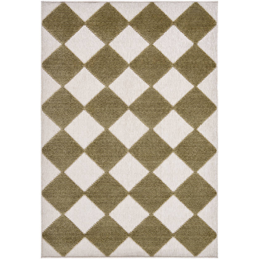 Luanne Modern Brown Washable Area Rug