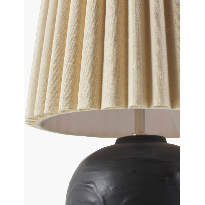 Register Modern Black Table Lamp