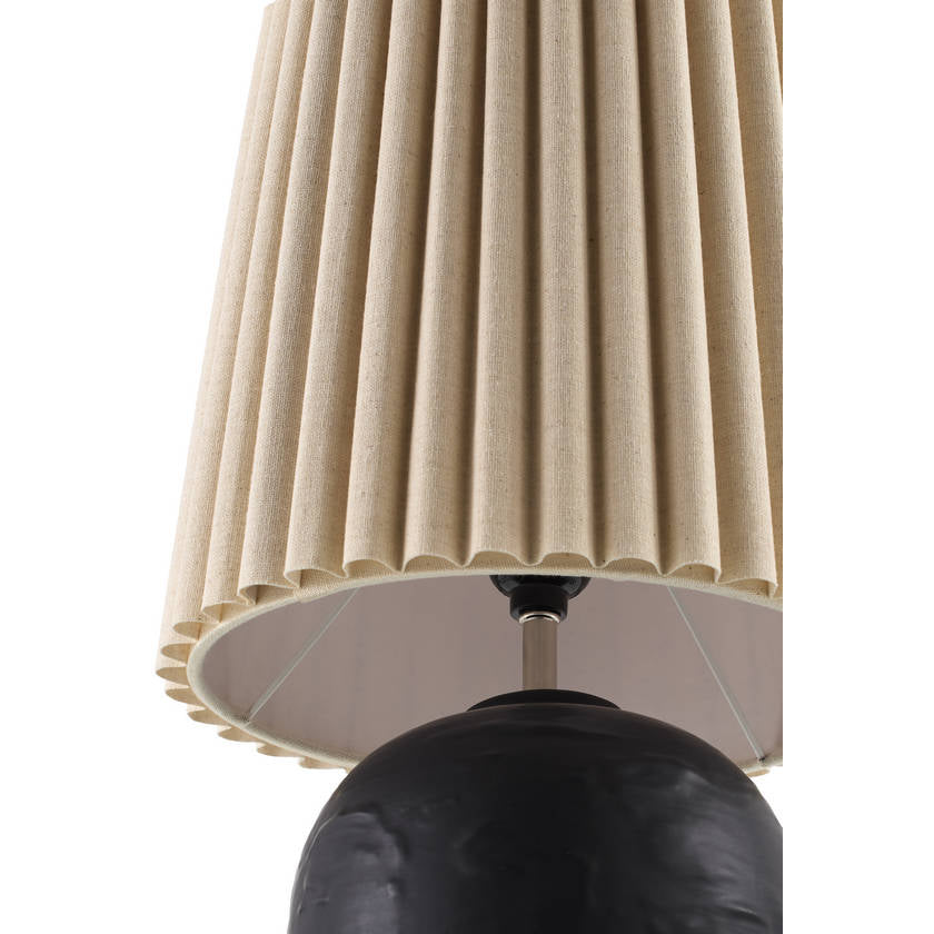 Register Modern Black Table Lamp
