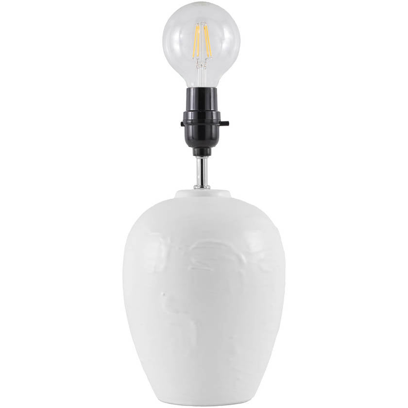 Register Modern White Table Lamp