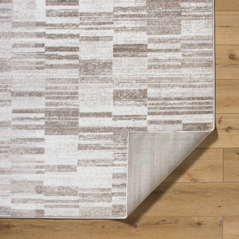 Keyatta Modern Dark Brown Area Rug