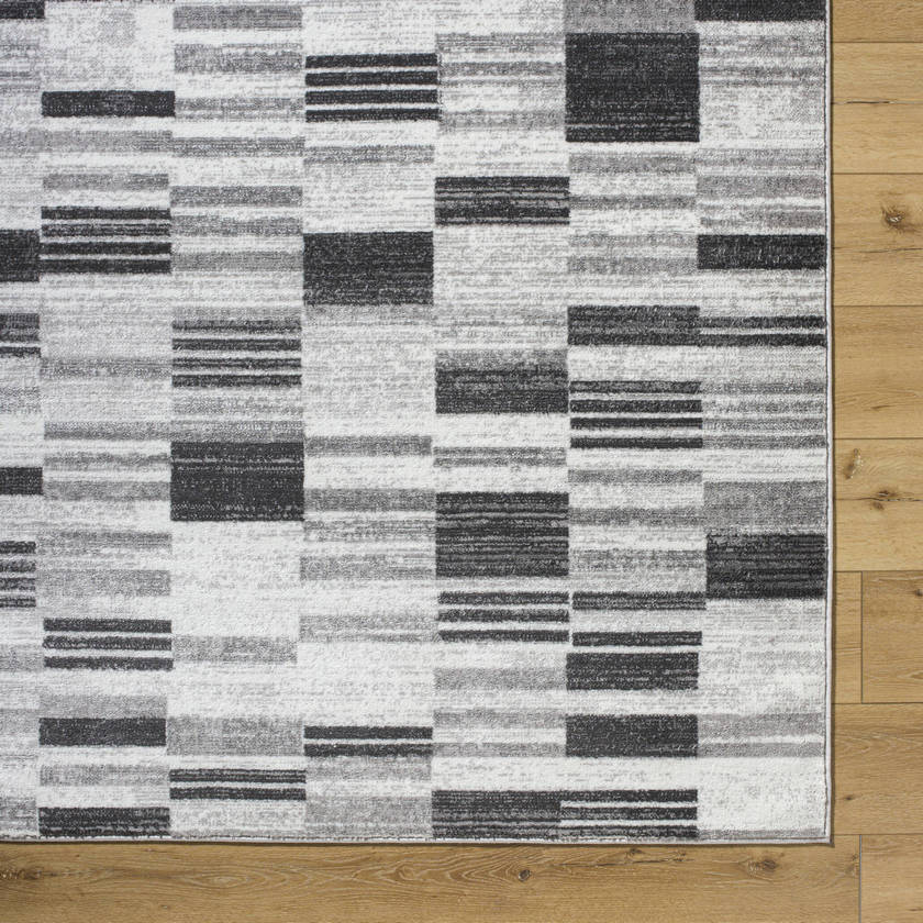 Keyatta Modern Black Area Rug