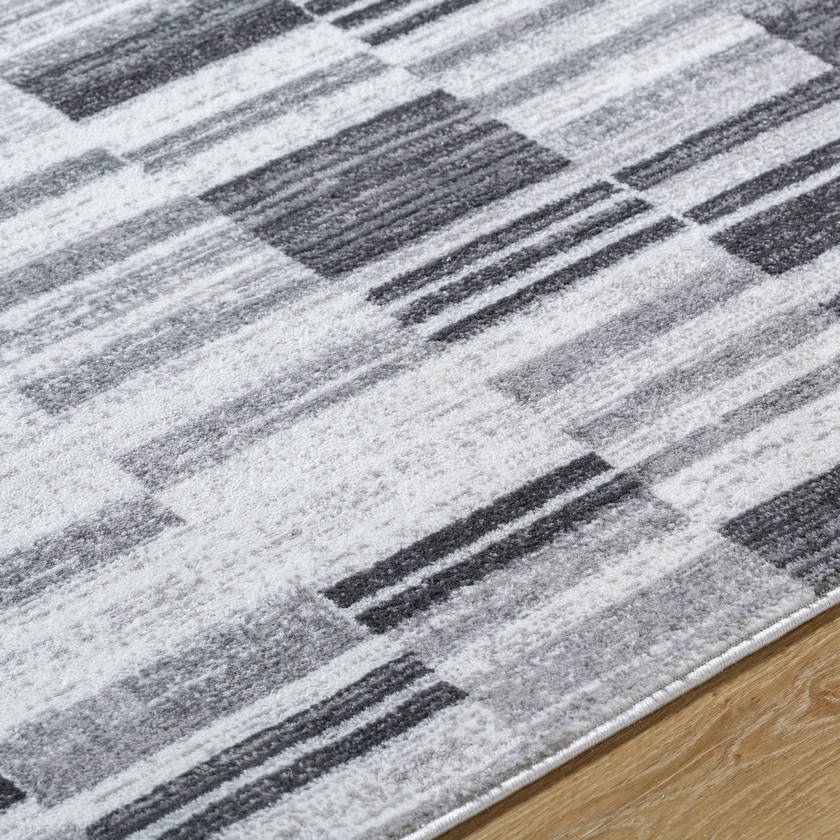 Keyatta Modern Black Area Rug