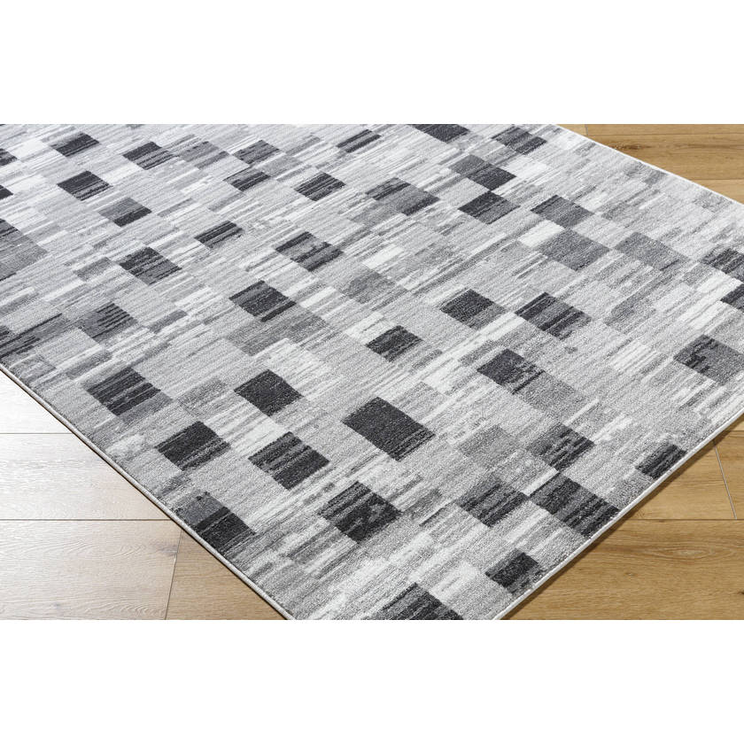 Antwoin Modern Black Area Rug