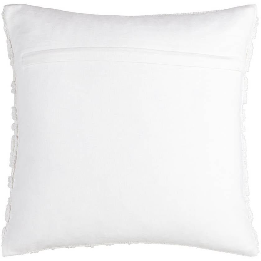 Barron White Pillow Cover