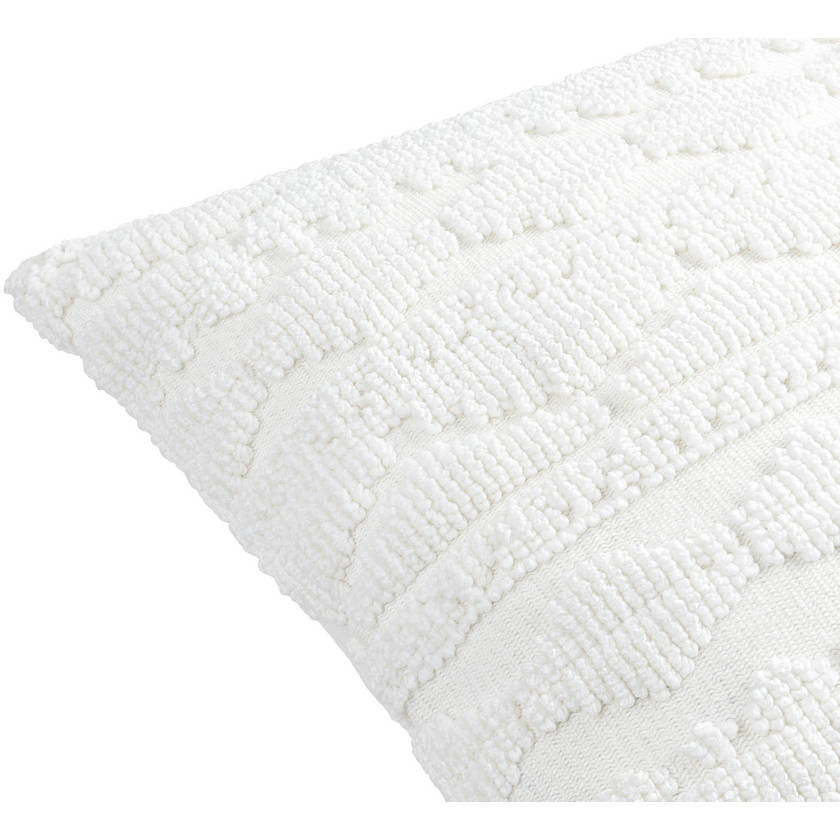 Barron White Pillow Cover