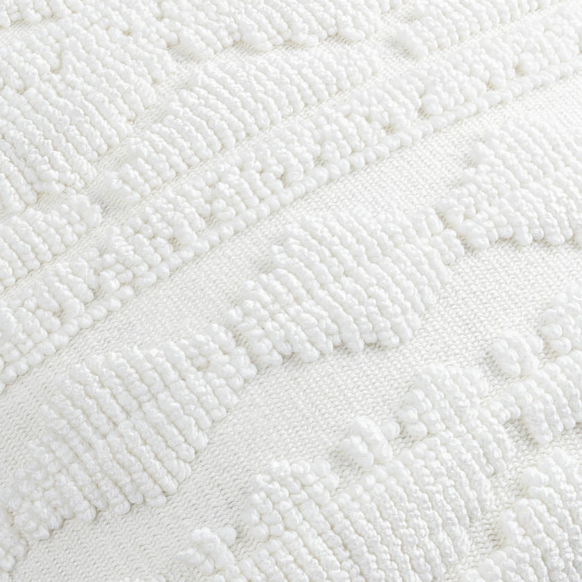 Barron White Pillow Cover