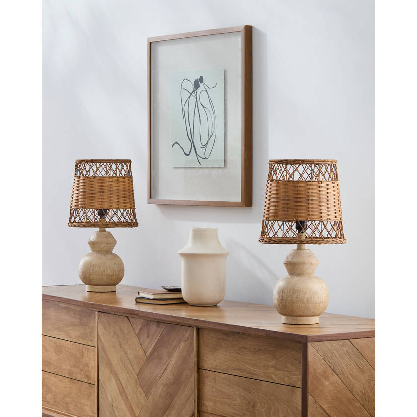 Marlanda Modern Brown Table Lamp