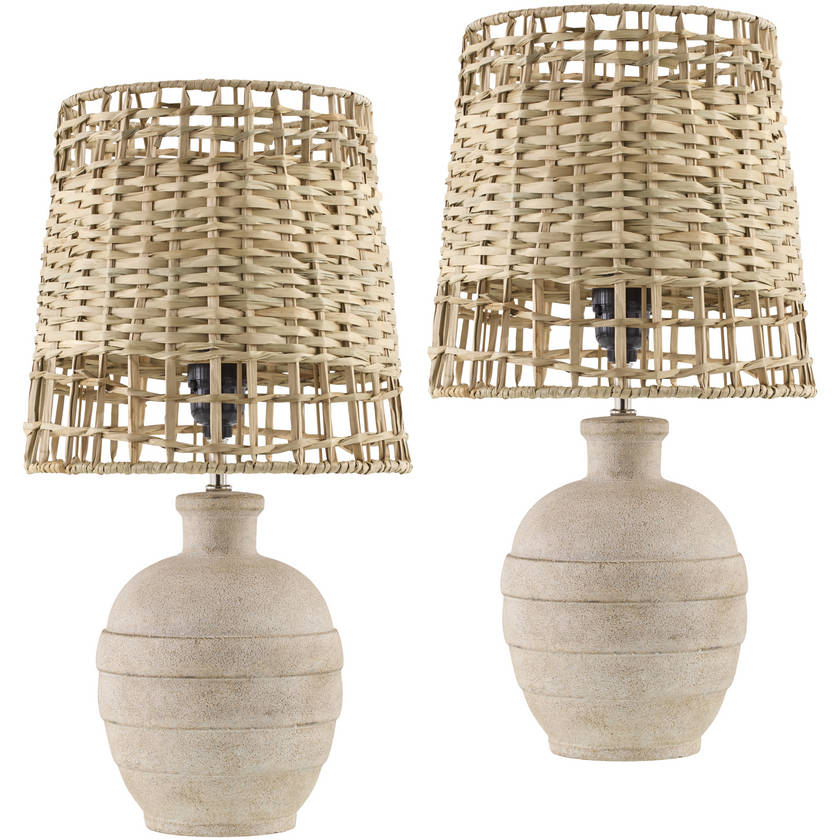 Michiko Modern Cream Table Lamp