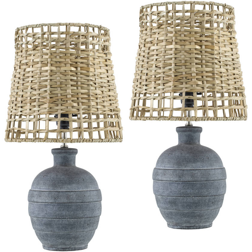 Michiko Modern Gray Table Lamp