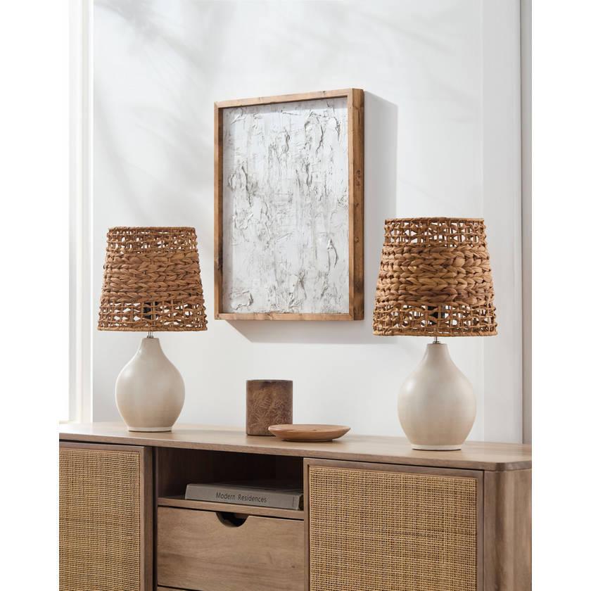 Johnell Modern Cream Table Lamp