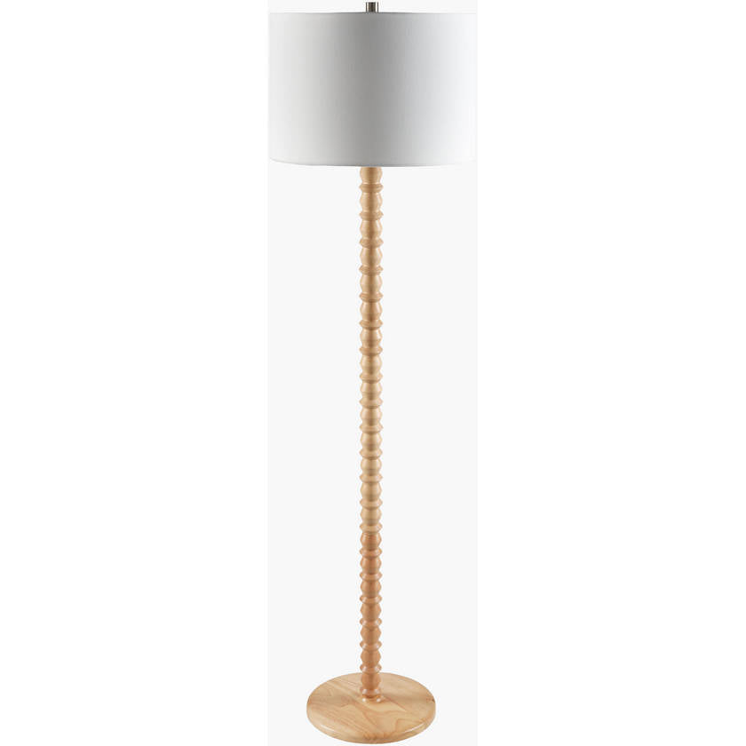Crowley Modern Beige Floor Lamp