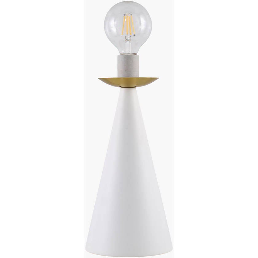 Terez Modern White Table Lamp