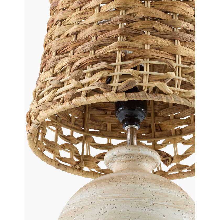 Shameeka Modern Light Gray Table Lamp