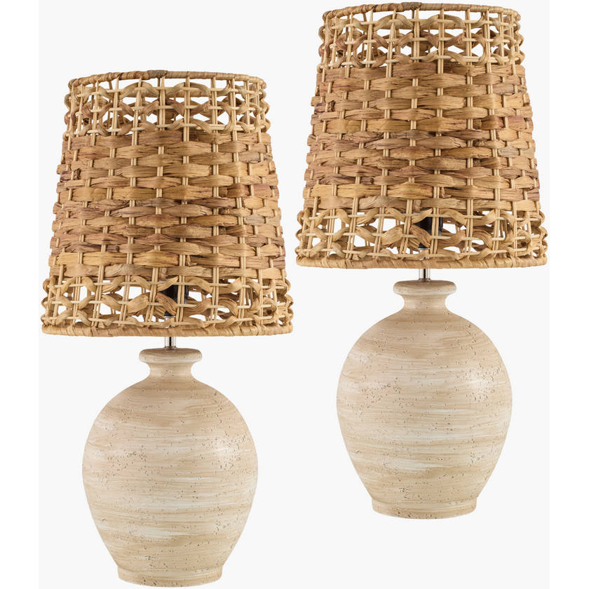 Shameeka Modern Light Gray Table Lamp