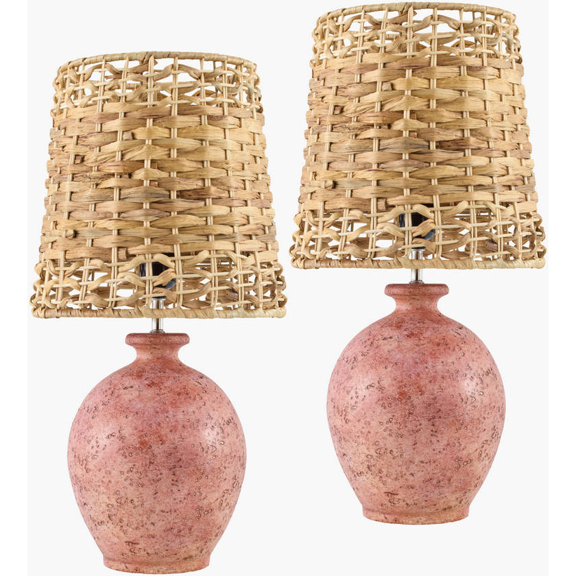 Shameeka Modern Blush Table Lamp