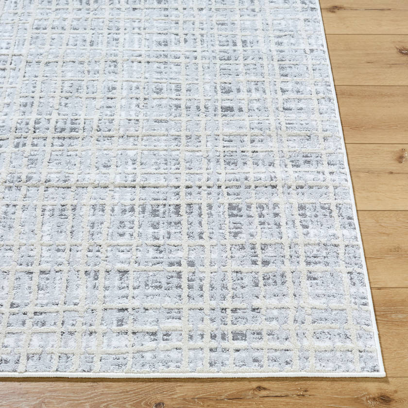 Kerrobert Modern Light Beige/Light Gray Area Rug