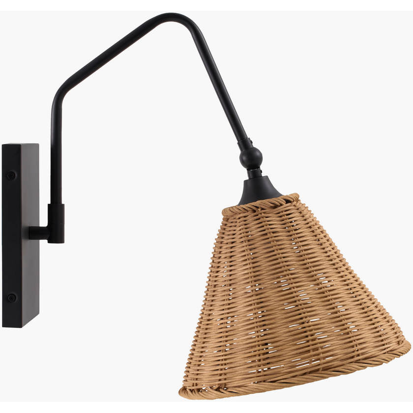 Lindzie Rustic Black Wall Sconces