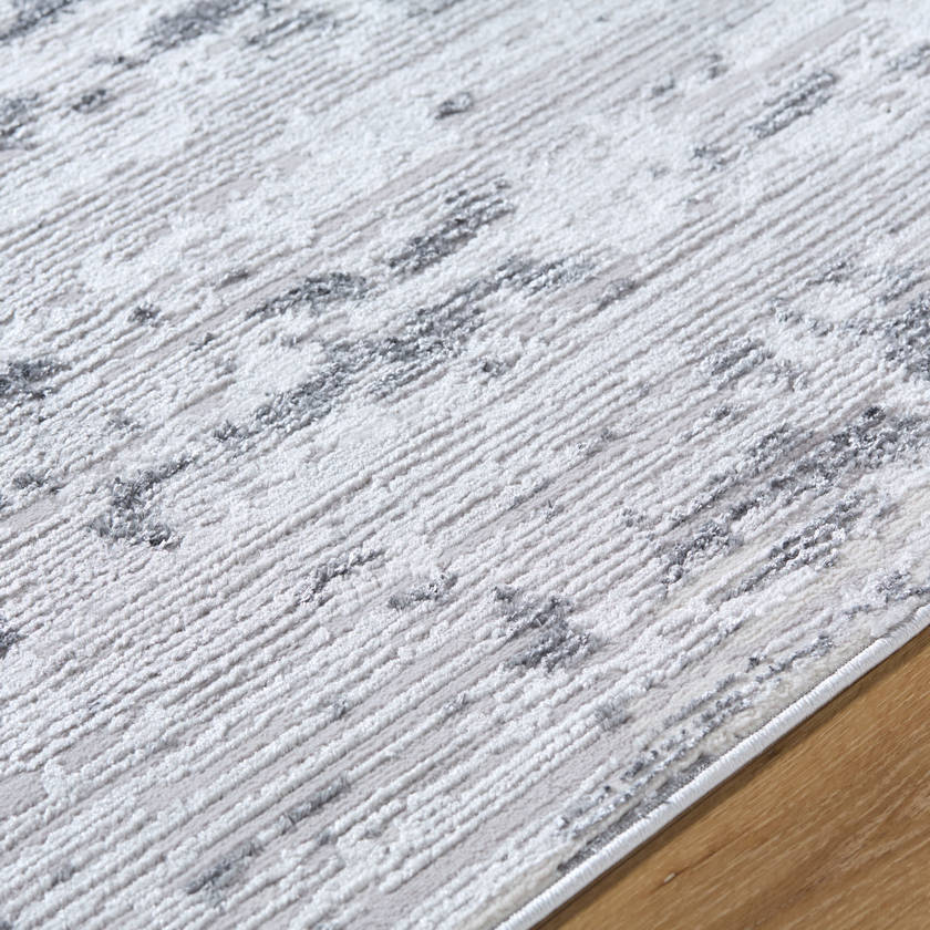 Barri Modern Light Slate Area Rug