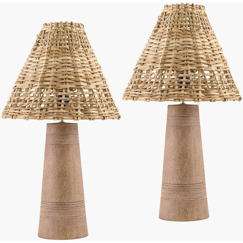 Nainoa Modern Brown Table Lamp