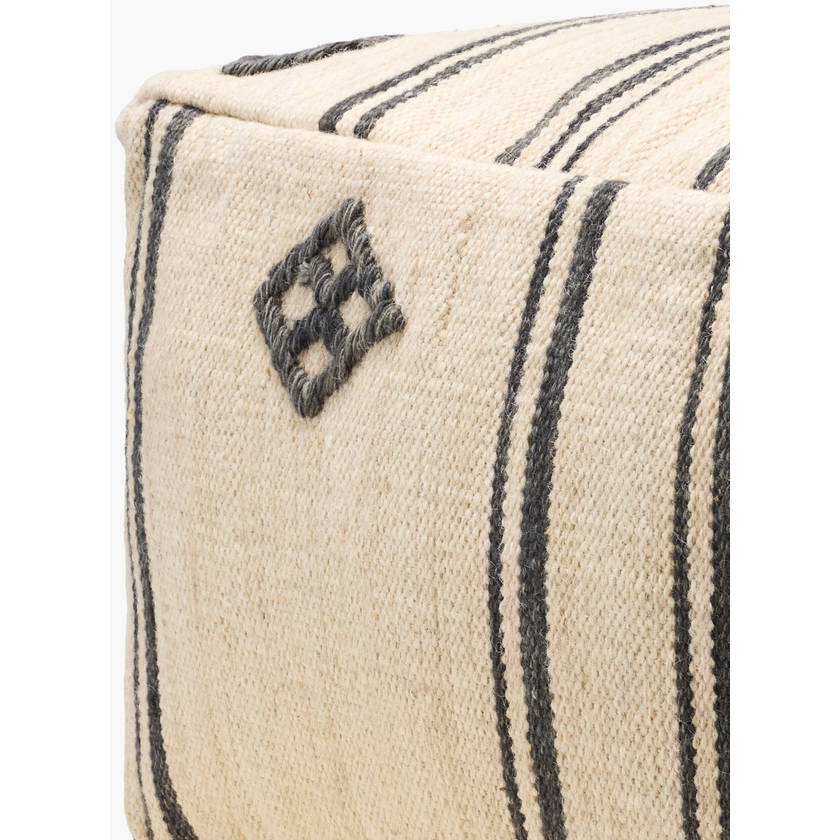 Carena Light Beige Pouf