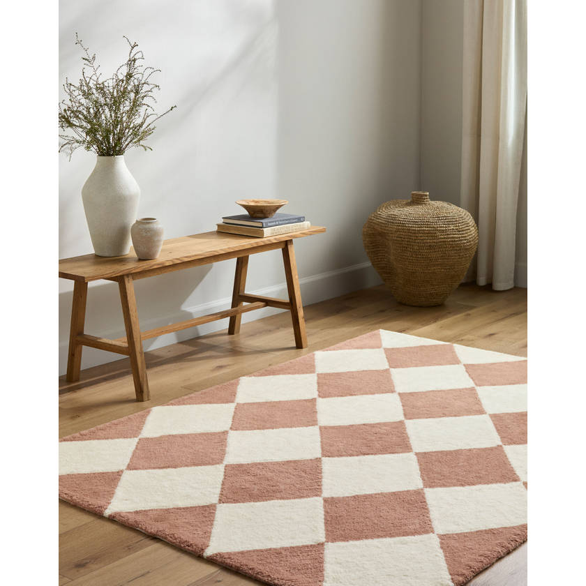 Tamera Global Terracotta Washable Area Rug