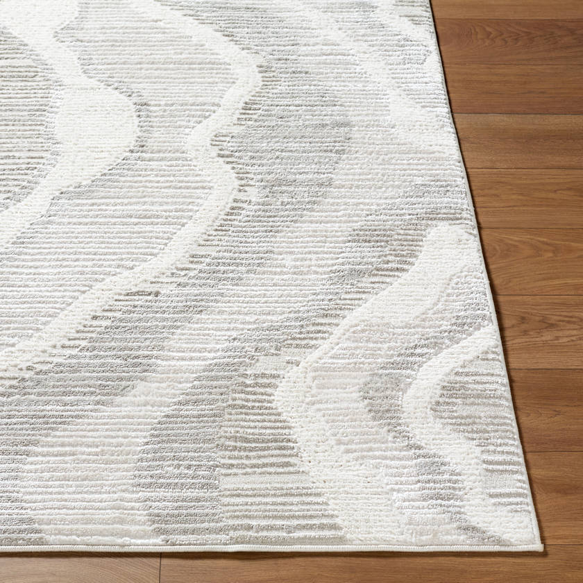 Iveliz Modern Ivory Area Rug