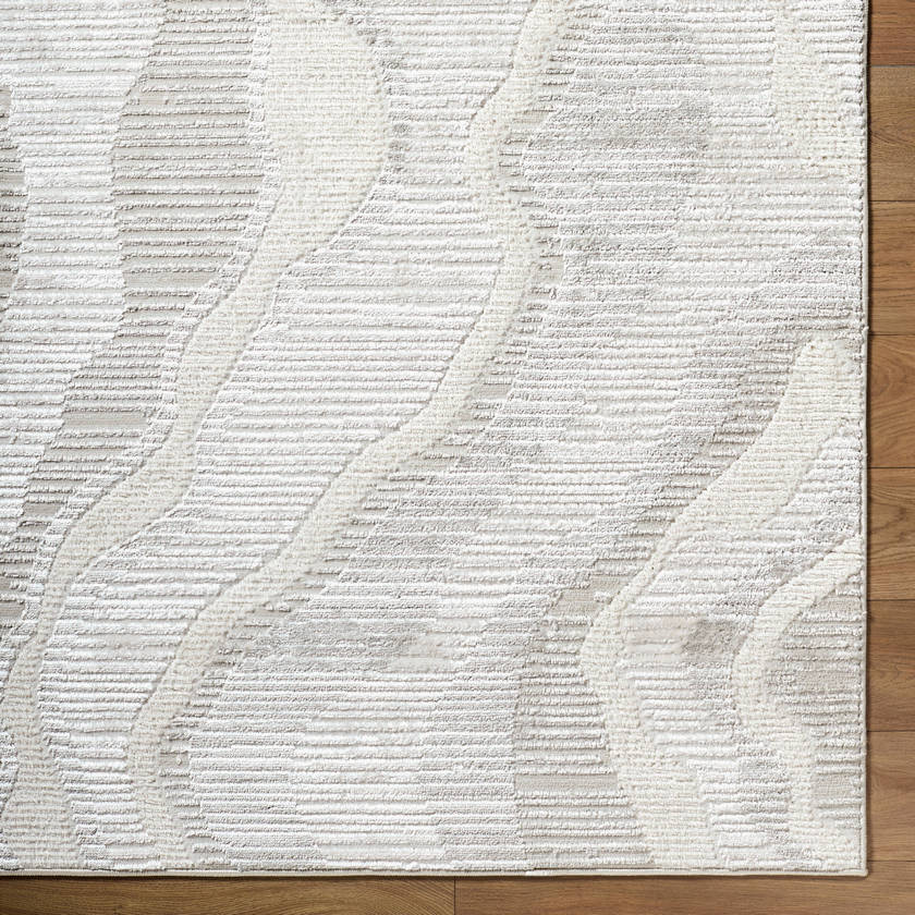 Iveliz Modern Ivory Area Rug