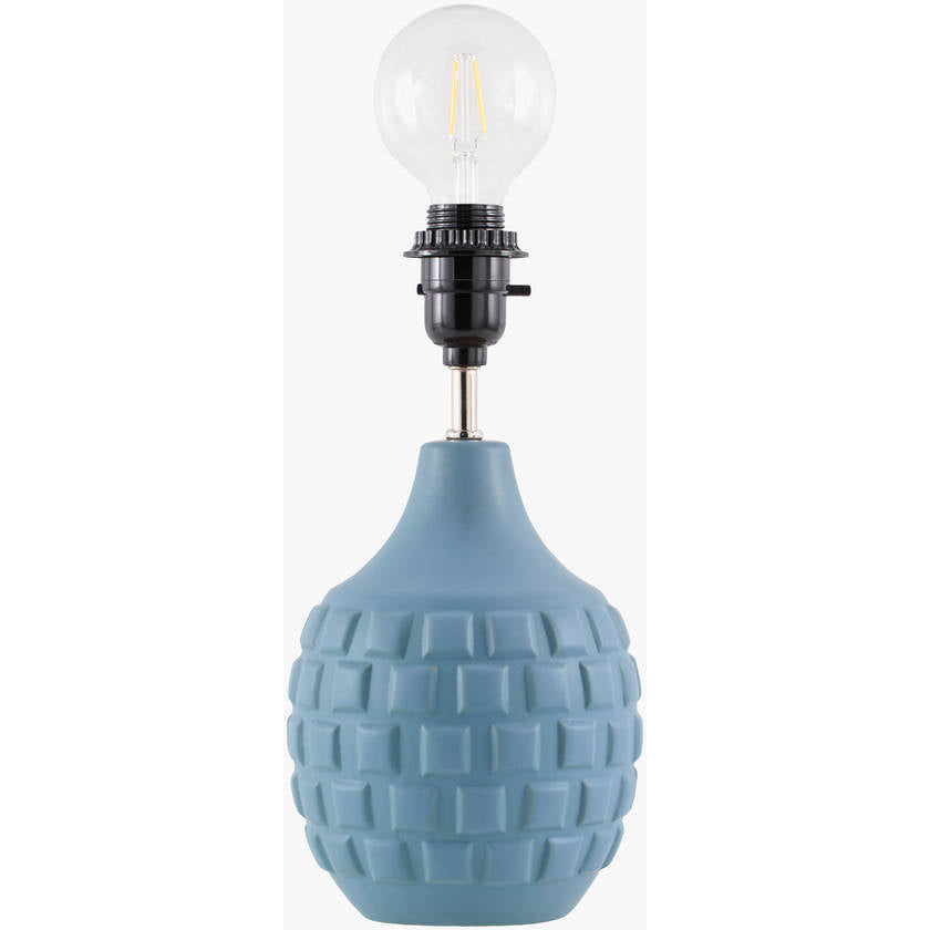 Natika Modern Gray Table Lamp