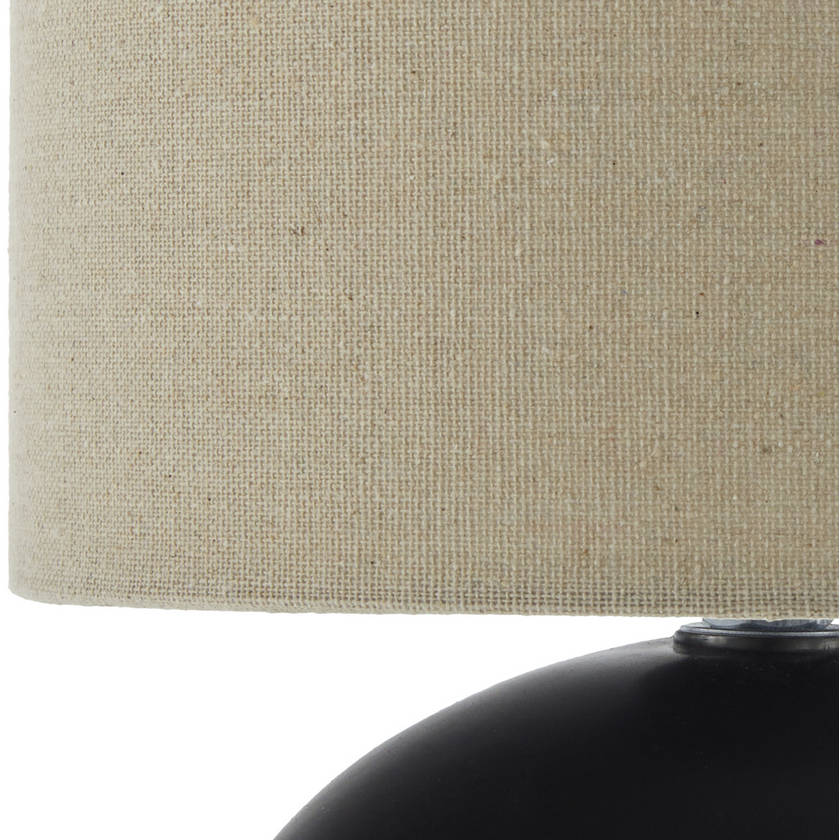 Donelle Modern Black Table Lamp