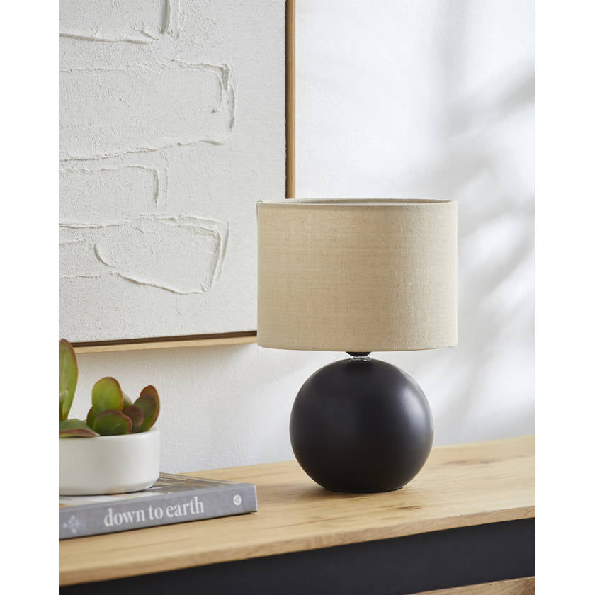 Donelle Modern Black Table Lamp