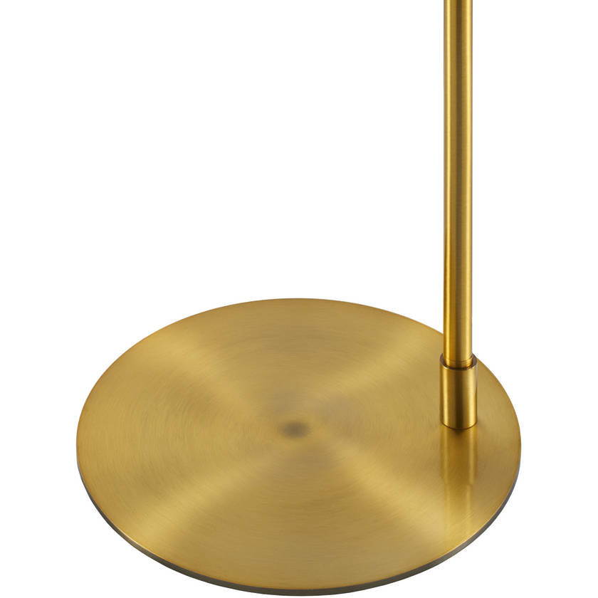 Zakery Rustic Gold Floor Lamp