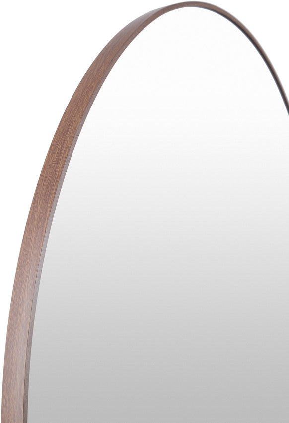 Jarron Modern Dark Brown Wall Mirror