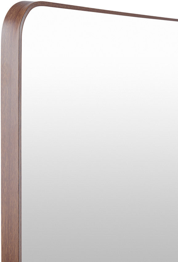 Renna Modern Dark Brown Wall Mirror