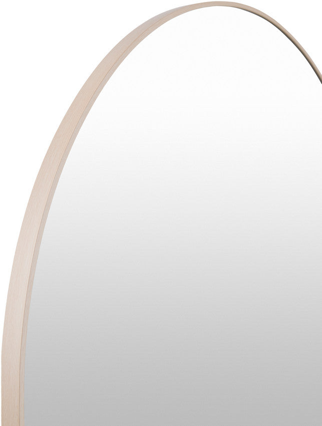 Yumi Modern Brown Wall Mirror
