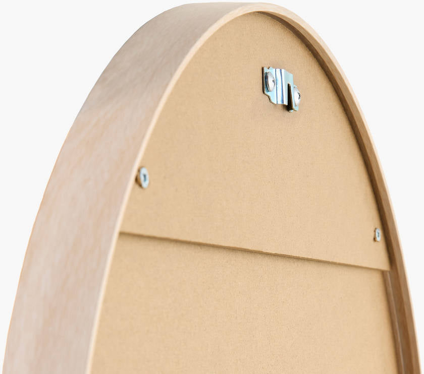 Soyla Modern Brown Wall Mirror