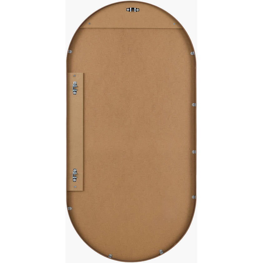 Soyla Modern Dark Brown Wall Mirror