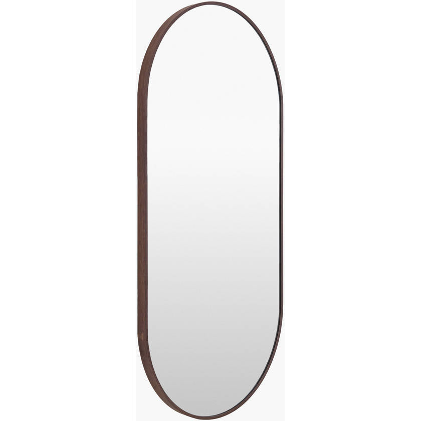 Soyla Modern Dark Brown Wall Mirror