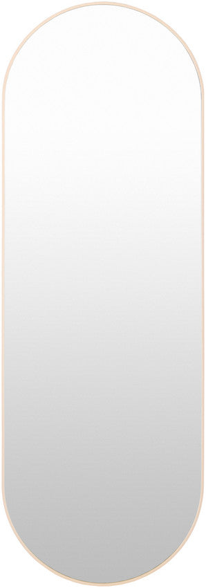 Ellyn Modern Brown Wall Mirror