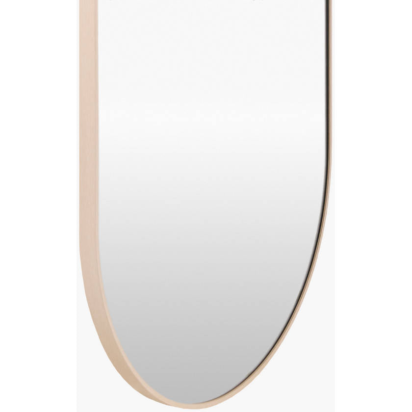 Ellyn Modern Brown Wall Mirror