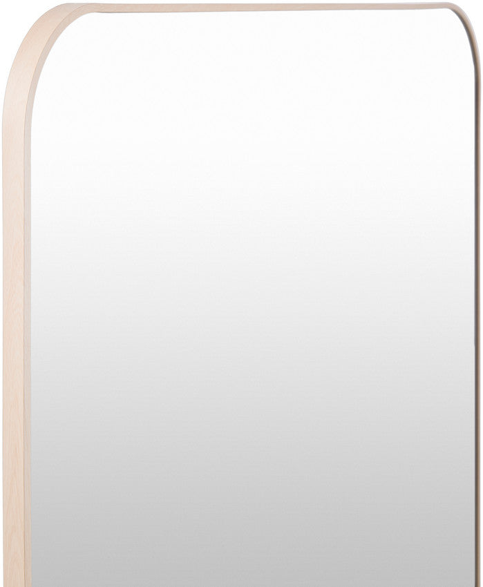 Corvette Modern Brown Wall Mirror
